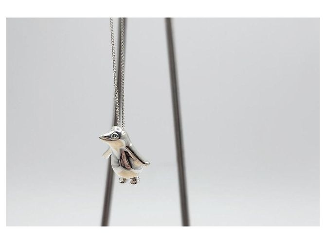 Tiffany & Co Collar Péndulo de Plata Pingüino Tiffany - vista 11