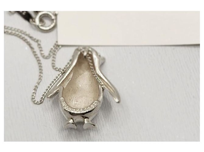 Tiffany & Co Collar Péndulo de Plata Pingüino Tiffany - vista 3