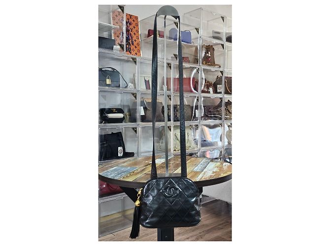 Chanel Vintage Quasten-Umhängetasche Braun - Ansicht 11