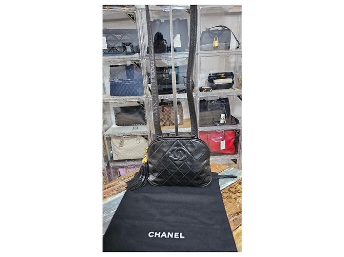 Chanel Vintage Quasten-Umhängetasche Braun - Ansicht 12