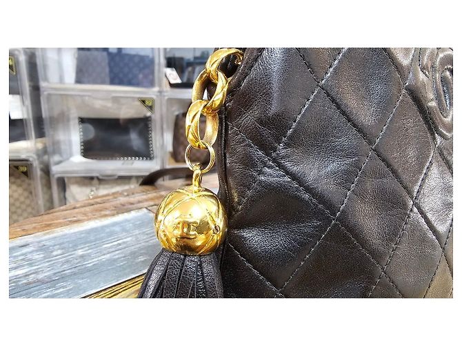 Chanel Vintage Quasten-Umhängetasche Braun - Ansicht 8