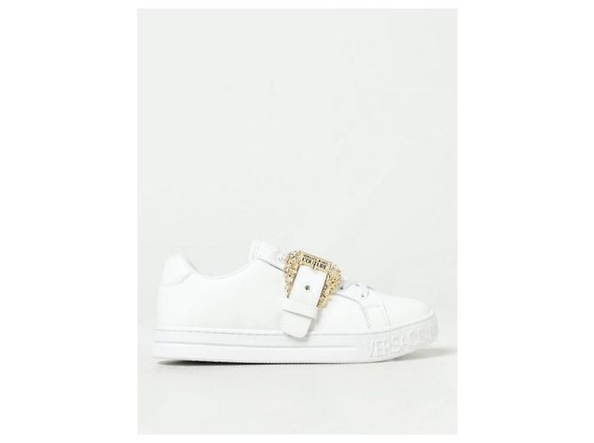 Versace Sneakers Couture Bianco - vista 5