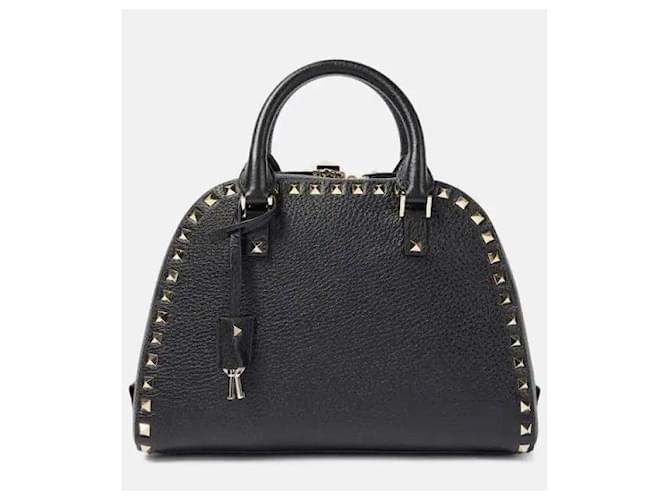 Valentino Rockstud Doppelgriff Tasche VSF Schwarz - Ansicht 4