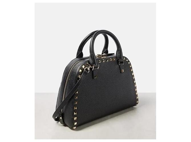 Valentino Rockstud Doppelgriff Tasche VSF Schwarz - Ansicht 5
