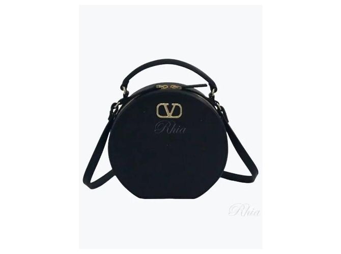 Valentino Mini sac à main Logo Signature Noir - vue 4