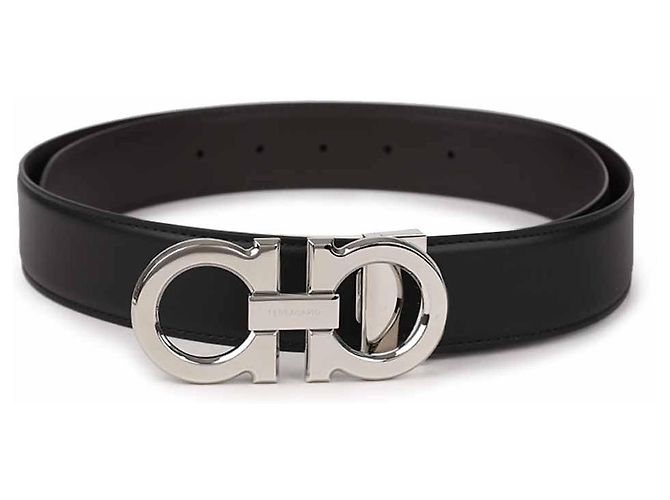 Salvatore Ferragamo Reversible Pre-Cut Belt Brown - view 3