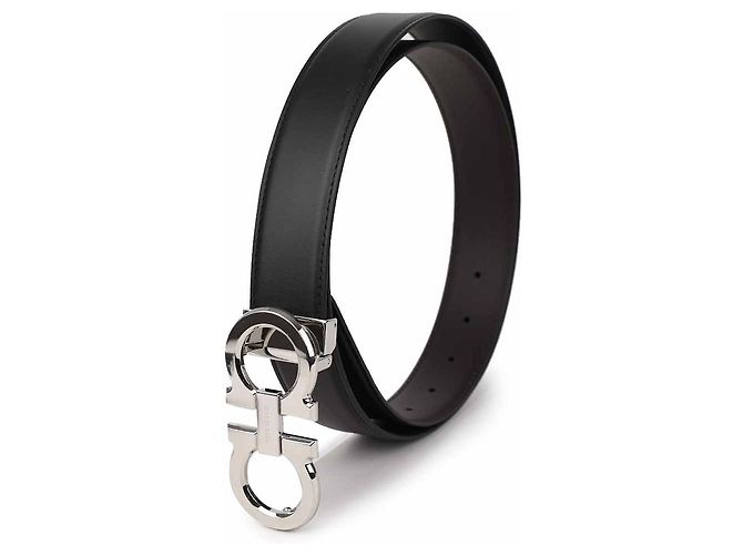 Salvatore Ferragamo Reversible Pre-Cut Belt Brown - view 4