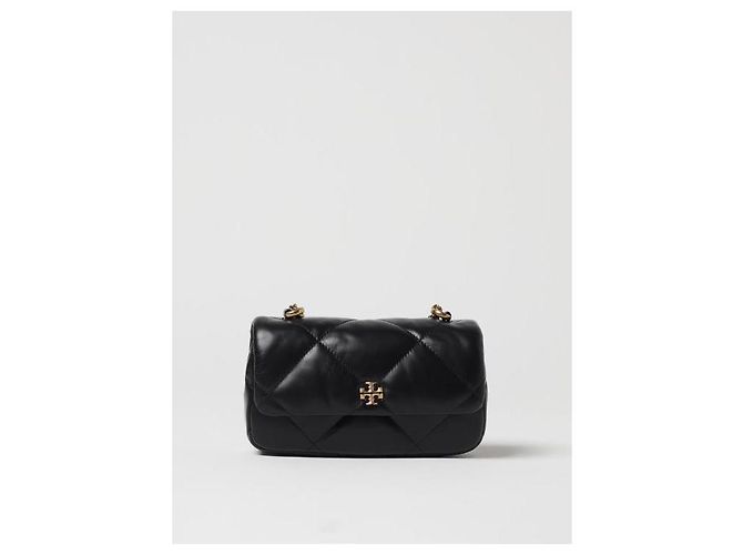 Tory Burch Borsa mini flap Kira trapuntata in diamante - vista 4