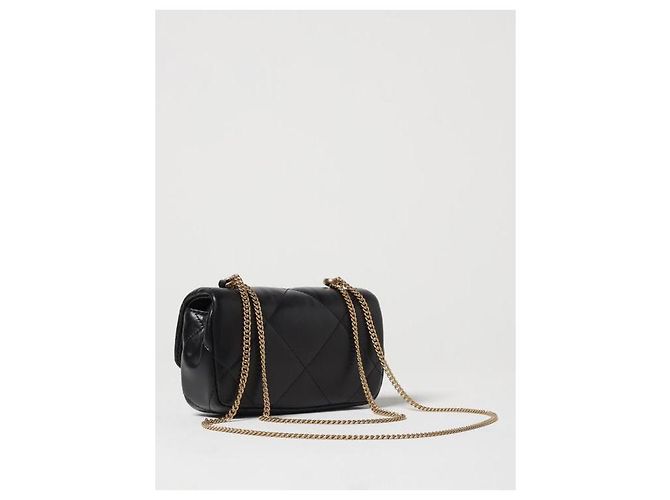Tory Burch Borsa mini flap Kira trapuntata in diamante - vista 5