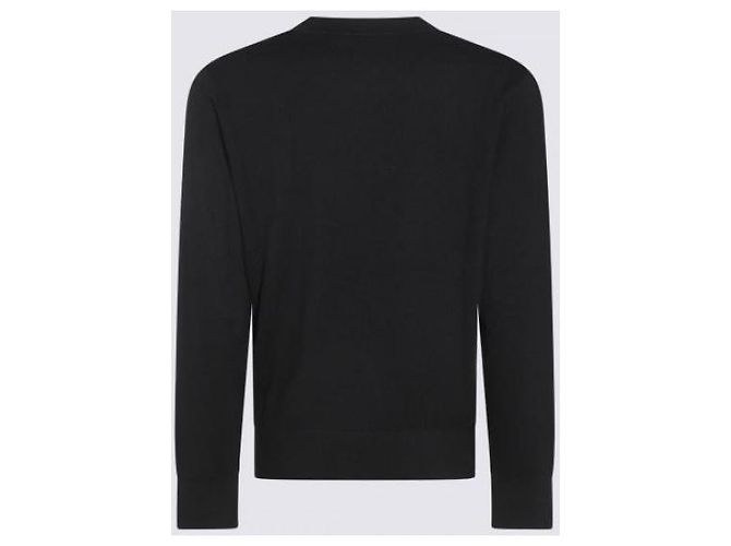 Versace Suéter com logo Couture Preto - vista 5