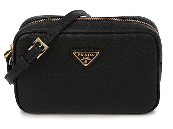 Prada Mini borsa in pelle Nero - vista 3