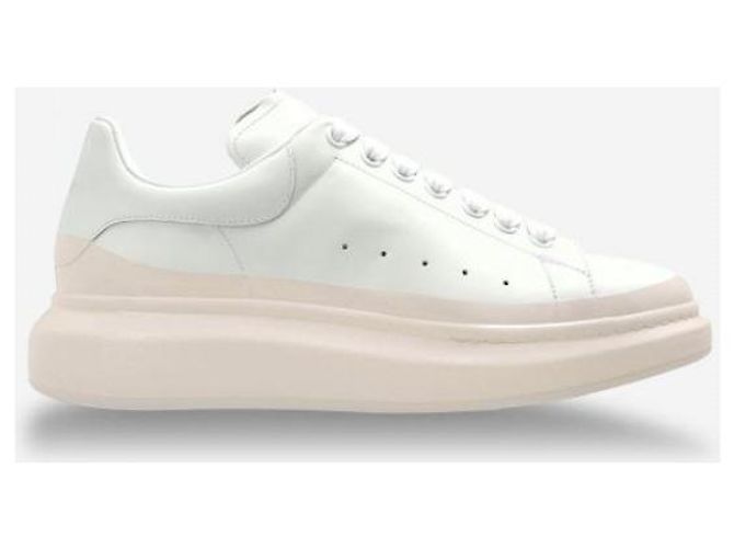 Alexander Mcqueen Sneakers Oversized Bianco - vista 4