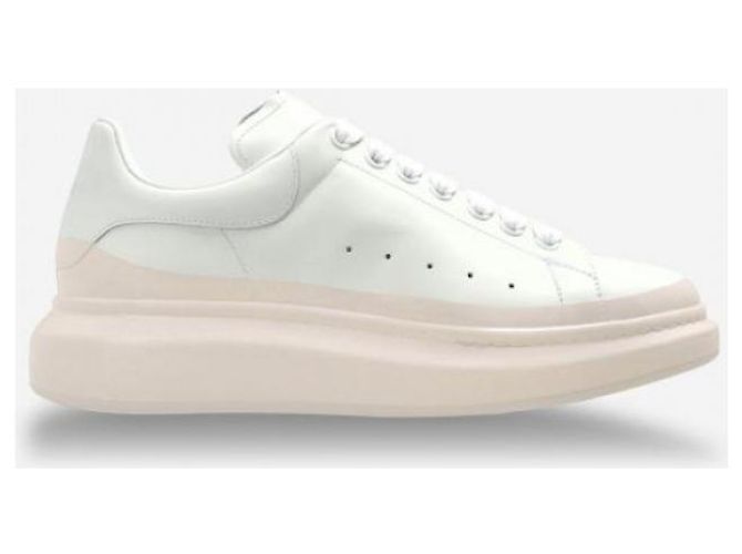 Alexander Mcqueen Sneakers Oversized Bianco - vista 5