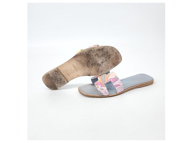 Pantofole Hermès Oran Multicolore - vista 4