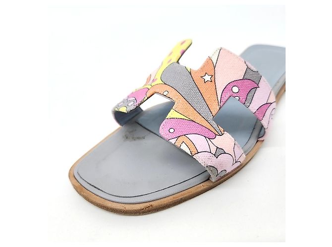 Pantofole Hermès Oran Multicolore - vista 5