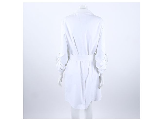 Chaqueta larga Hermès Blanco - vista 3