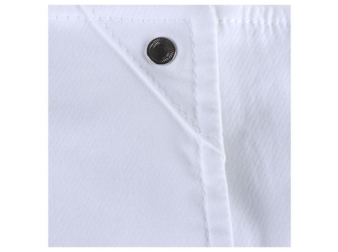 Chaqueta larga Hermès Blanco - vista 4