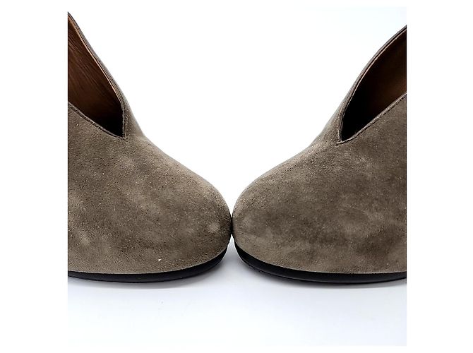 Hermès Wildlederschuhe Braun - Ansicht 2