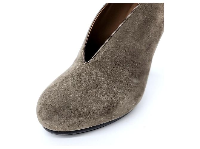 Hermès Wildlederschuhe Braun - Ansicht 5