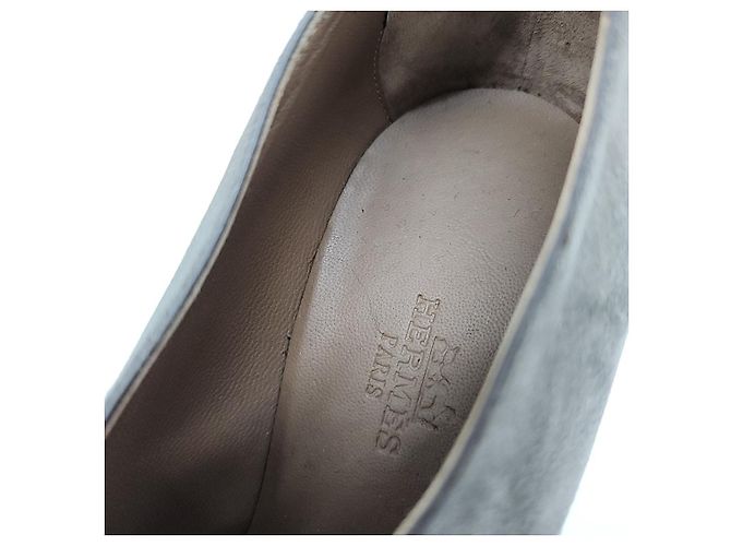 Hermès Wildlederschuhe Braun - Ansicht 6