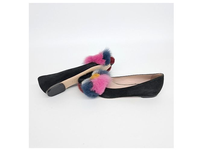 Fendi Wildleder Ballerinas - Ansicht 4