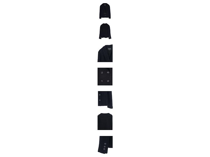 Chanel Wolljacke Schwarz - Ansicht 2
