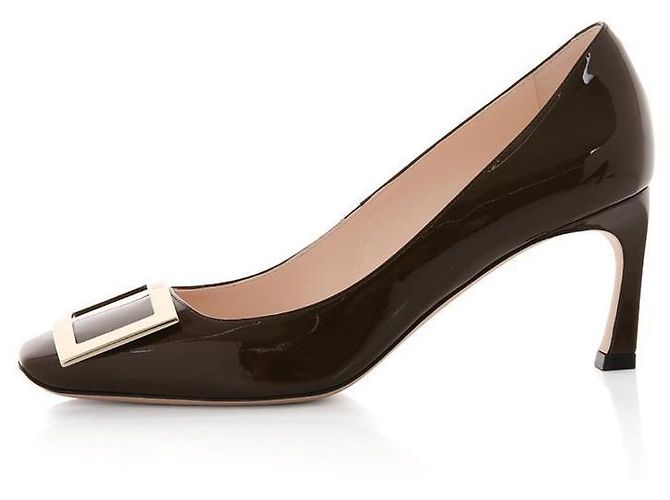 Roger Vivier Pumps mit Trompetenmetallverschluss Braun - Ansicht 3