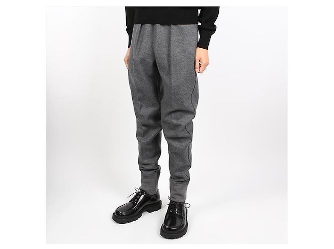 Jil Sander Wool Blend Jogger Pants Brown - view 2