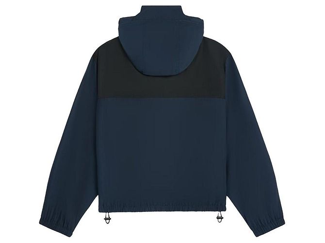 Céline Giacca a vento in nylon blu navy - vista 2
