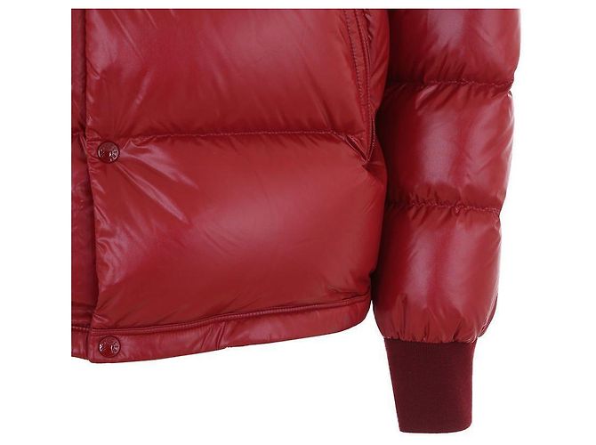 Moncler MALJASSET Piumino con Cappuccio Rosso - vista 10