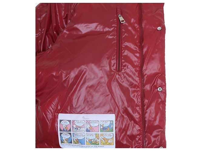 Moncler MALJASSET Piumino con Cappuccio Rosso - vista 13