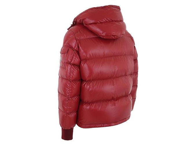 Moncler MALJASSET Piumino con Cappuccio Rosso - vista 6