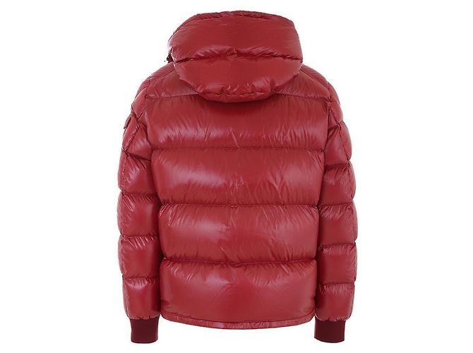 Moncler MALJASSET Piumino con Cappuccio Rosso - vista 7