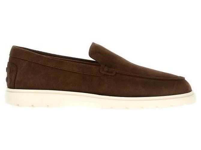 Tod's Mocasines de ante Castaño - vista 3