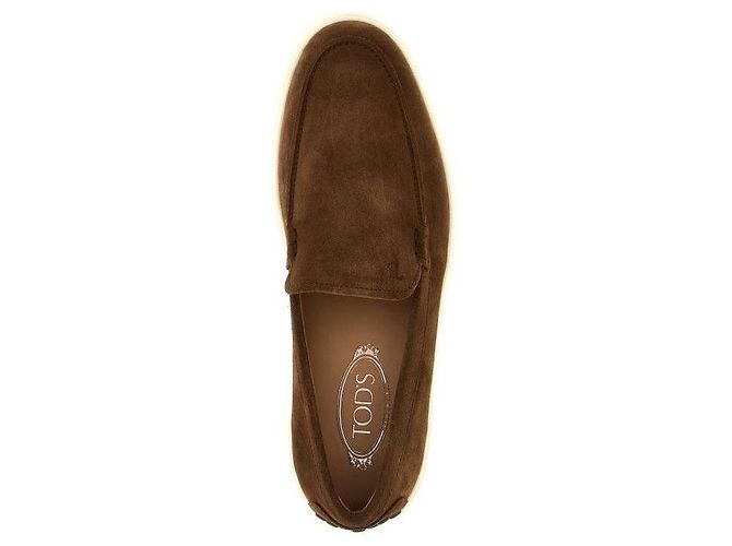 Tod's Mocasines de ante Castaño - vista 6