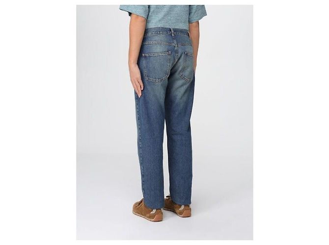 Isabel Marant Pantaloni in denim dritti Blu - vista 5