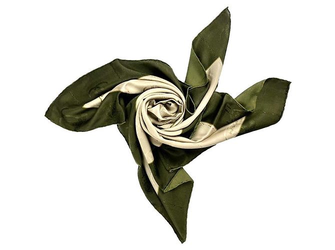 Cartier Cachecol Logo Khaki Marrom - vista 3