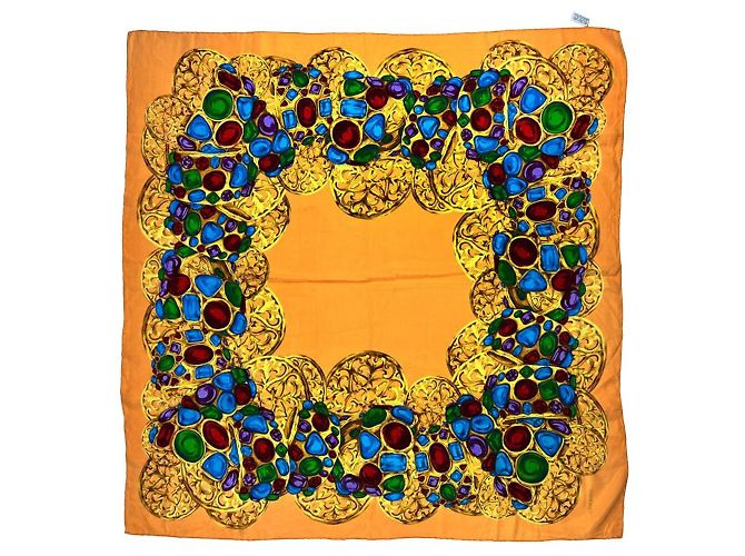 Chanel Pañuelo de joyería naranja - vista 2