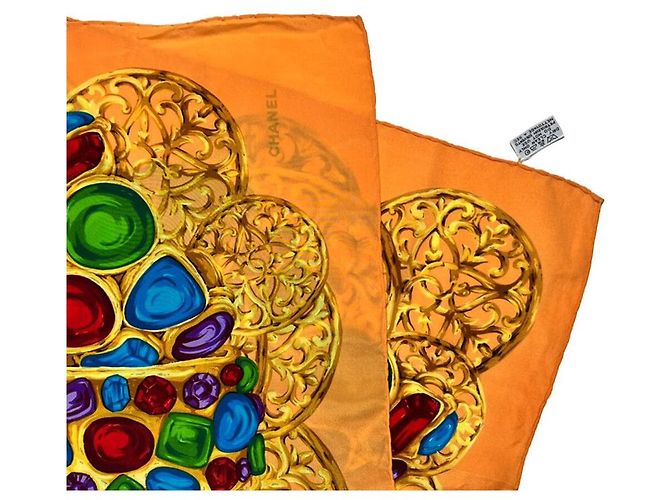 Chanel Pañuelo de joyería naranja - vista 3