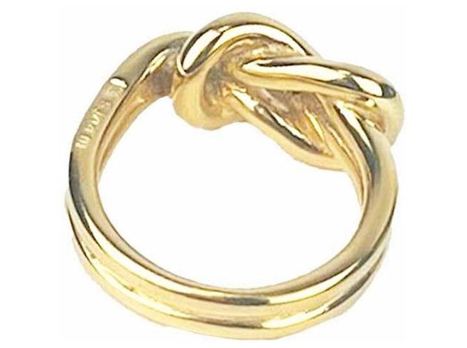 Ring Hermès Anillo para bufanda retorcido en oro Dorado - vista 4