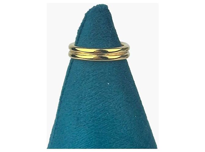 Ring Hermès Anillo para bufanda retorcido en oro Dorado - vista 8