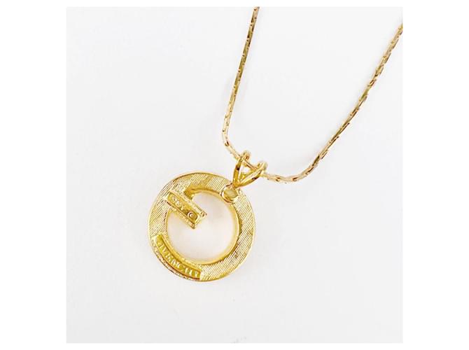 Givenchy Collar Péndulo Redondo Cubo con Logo Dorado - vista 3