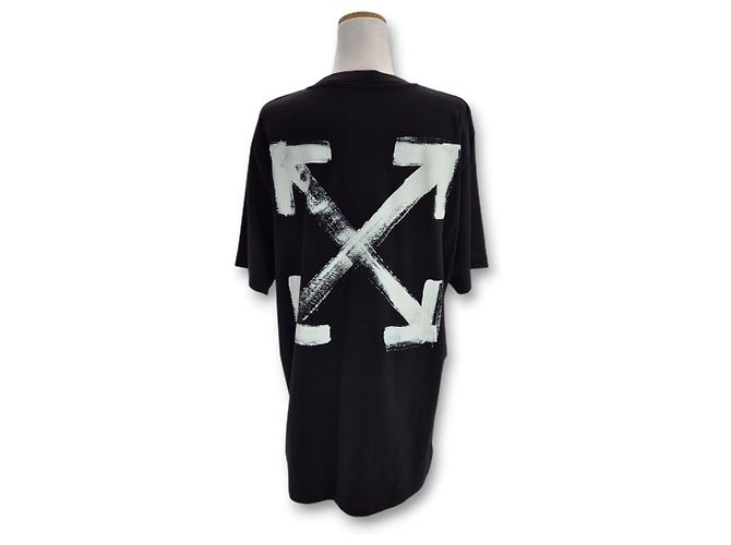 Off White Camiseta Preto - vista 4