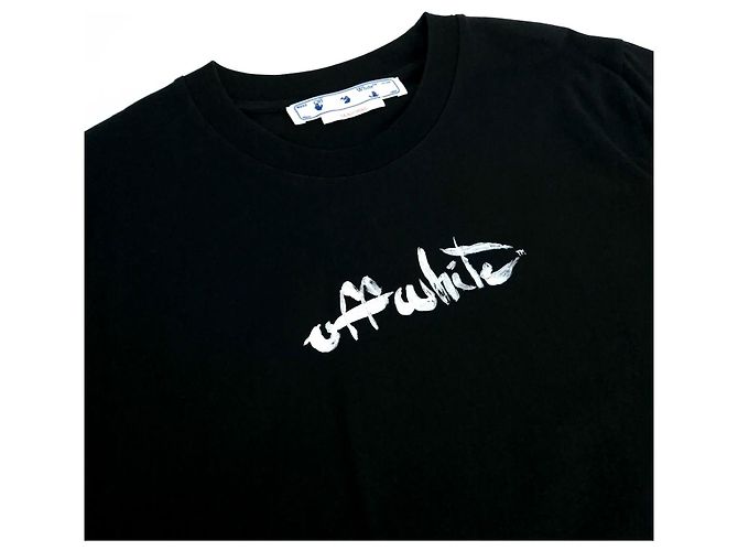 Off White Camiseta Preto - vista 6