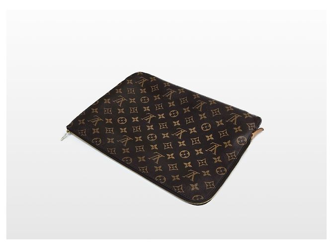 Louis Vuitton Borsa Clutch da Viaggio MM Monogramma Nero - vista 2