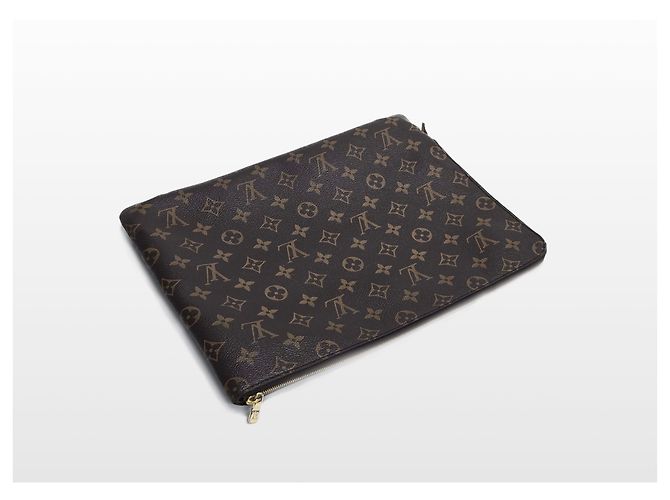 Louis Vuitton Borsa Clutch da Viaggio MM Monogramma Nero - vista 4
