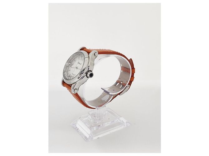Chopard Orologio automatico da donna Happy Sport Moving Diamond Argento - vista 11