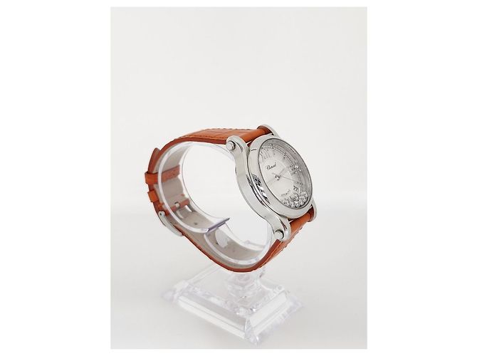 Chopard Orologio automatico da donna Happy Sport Moving Diamond Argento - vista 12