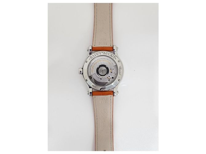 Chopard Orologio automatico da donna Happy Sport Moving Diamond Argento - vista 17
