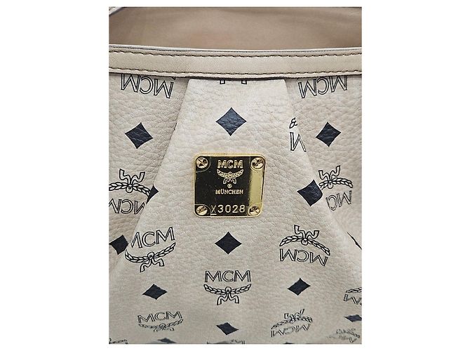 MCM Bolsa Tote e de Ombro Visetos Marrom - vista 22
